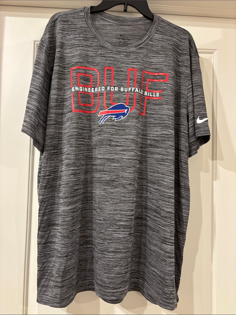 Nike Mens/Womens/Kids Gray Buffalo Bills Short Sleeve Performance Tee